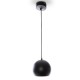 Lámpara LED Colgante Bola Negro 12W 1100Lm 30.000H Lila [HO-SUSP12W-B-B-WW]