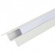 Perfíl Aluminio para Tira LED Instalación Techos Difusor Opal x 1M