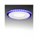 Foco Downlight  LED Circular con Cristal Duo (Blanco/Azul) Ø130Mm 10W 800Lm 30.000H