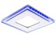 Foco Downlight  LED Cuadrado con Cristal Duo (Blanco/Azul) 130X130Mm 10W 800Lm 30.000H