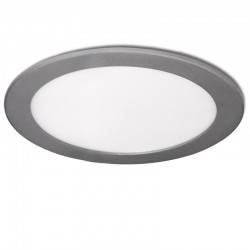 Placa de LEDs Circular  225M 18W 1350Lm 30.000H Plata