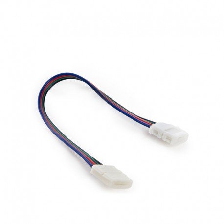 Conector Tira LED SMD5050 10Mm RGB 4 Vías Doble 12/24VDC