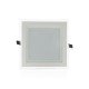 Foco Downlight  LED Cuadrado LED con Cristal 200X200Mm 18W 1500Lm 30.000H