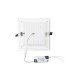 Foco Downlight  LED Cuadrado LED con Cristal 200X200Mm 18W 1500Lm 30.000H