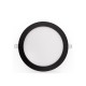 Placa de LEDs Circular Marco Negro 225Mm 18W 1380Lm 30.000H