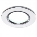 Foco Downlight  LED Ø100Mm Aro Plateado 5W 370-400Lm 30.000H