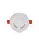 Foco Downlight  LED Ø100Mm Aro Plateado 5W 370-400Lm 30.000H