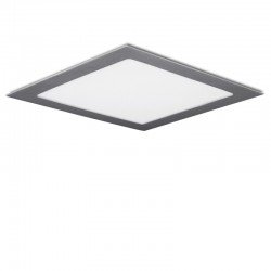 Placa de LEDs Cuadrada Marco Color Plata 300Mm 25W 2180Lm 30.000H