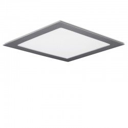 Placa de LEDs Cuadrada Marco Color Plata 300Mm 25W 2180Lm 30.000H