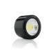 Foco Downlight  LED de Superficie COB Circular Negro Ø68Mm 5W 450Lm 30.000H