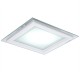 Foco Downlight  LED Cuadrado con Cristal 160X160Mm 12W 900Lm 30.000H