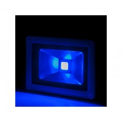 Foco Proyector LED IP65 Brico 10W 850Lm 30.000H Azul