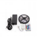 Kit Tira 150 LEDs 36W RGB Blister Transformador, Controlador, Mando a Distancia IP25