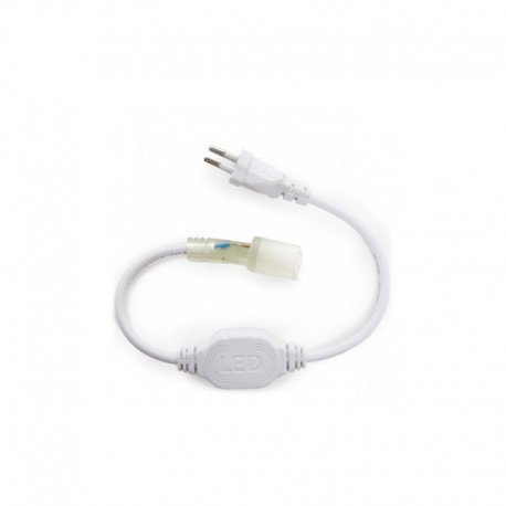 Enchufe Conector 220V Controlador Neon Flex 80 RGB