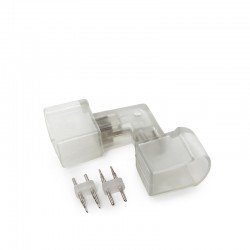 Conector L Neon Flex 80