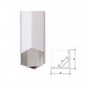 Perfíl Aluminio para Tira LED Difusor Opal x 2M